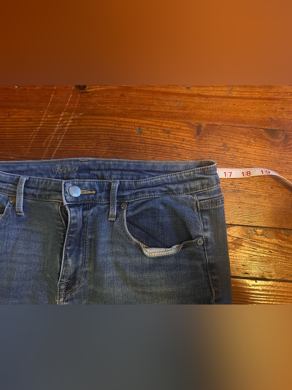 Moschino Blue Skinny Jeans with Distressed Details - Picture 4 of 5